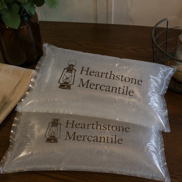 Custom void fill pillows — customer photo